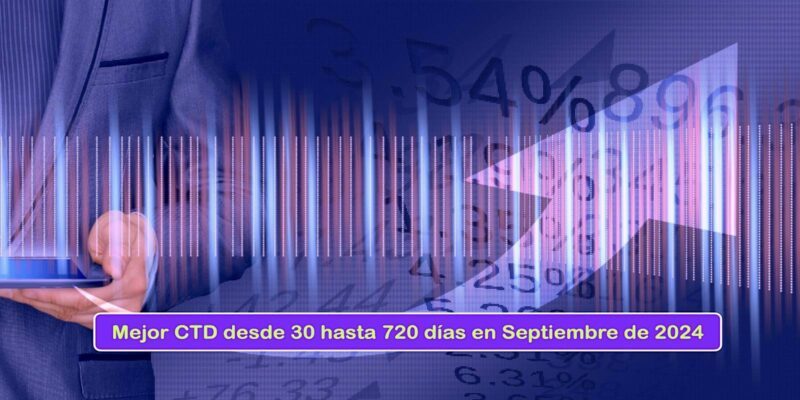 Mejor CDT hoy septiembre de 2024